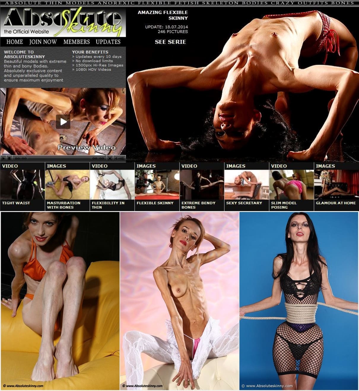[AbsoluteSkinny.com] SITERIP (29 videos)