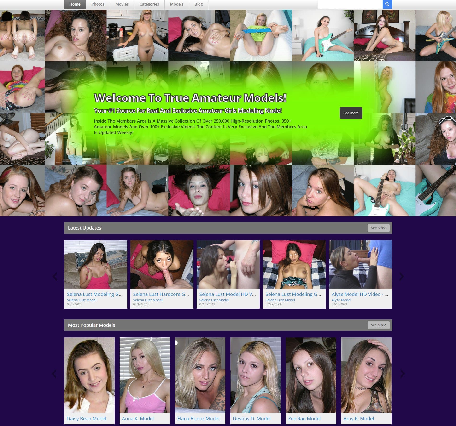 [TrueAmateurModels.com] SITERIP (112 Full HD videos)